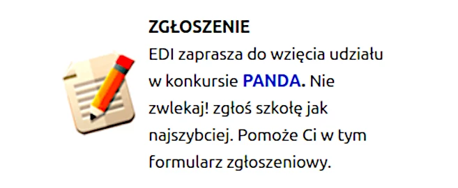 Panda Zgłoszenie